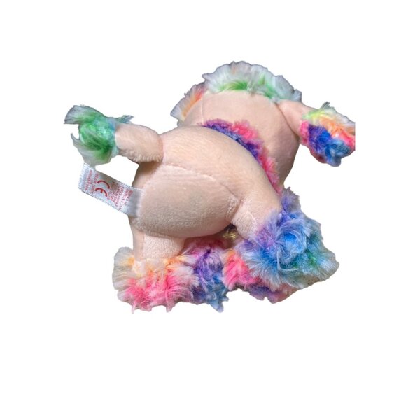 TY Rainbow Poodle Beanie Boo Small 6 Inch - Stuffed Animal (37223) - Picture 8 of 12